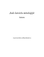Research Papers 'Jods latviešu mitoloģijā', 1.