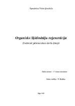 Research Papers 'Organisko šķīdinātāju reģenerācija', 1.