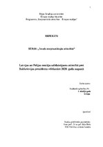 Research Papers 'Latvijas un Polijas nostāju salīdzinājums attiecībā pret Baltkrievijas prezident', 1.
