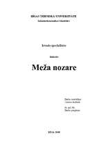 Research Papers 'Meža nozare', 1.