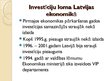 Summaries, Notes 'Investīcijas, to ietekme uz Latvijas ekonomikas attīstību', 11.