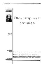 Research Papers 'Postimpresionisms', 1.