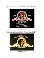 Research Papers 'Kino studijas "Metro Goldwyn Mayer" logo izveidošanas vēsture', 4.