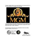 Research Papers 'Kino studijas "Metro Goldwyn Mayer" logo izveidošanas vēsture', 6.