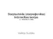 Presentations 'Starptautiskās (starpreģionālās) tirdzniecības teorijas', 1.