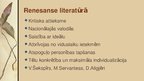 Presentations 'Renesanse mākslā un literatūrā, un Monteņa esejas', 13.