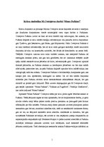 Essays 'Krāsu simbolika M.Cvetajevas darbā "Mans Puškins"', 1.
