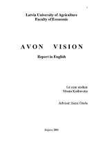 Research Papers 'Avon Vision', 1.