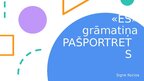 Presentations 'Es grāmatiņa - PAŠPORTRETS', 1.