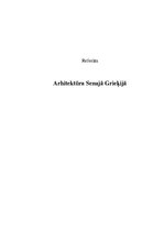 Research Papers 'Arhitektūra Senajā Grieķijā', 1.