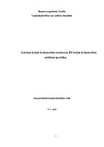 Research Papers 'Latvijas ārējās tirdzniecības tendences, Eiropas Savienības ārējās tirdzniecības', 1.