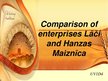 Presentations 'Comparison of Enterprises "Lāči" and "Hanzas Maiznīca"', 1.