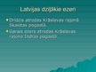 Presentations 'Latvijas lielākie ezeri', 5.