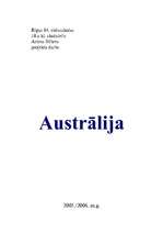Research Papers 'Austrālija', 1.
