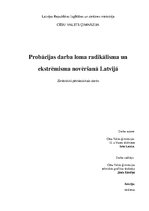 Research Papers 'Probācijas darba loma radikālisma un ekstrēmisma novēršanā Latvijā', 1.