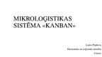 Presentations 'Mikroloģistikas sistēma "Kanban"', 1.