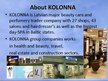 Presentations 'Company "Kolonna"', 2.
