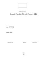 Practice Reports 'Uzņēmums "Statoil Fuel & Retail Latvia" SIA', 1.