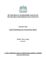 Research Papers 'Infiltrācijas apjoma noteikšana lauka apstākļos ar dubultā gredzena infiltrometr', 1.