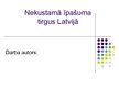 Presentations 'Nekustamā īpašuma tirgus Latvijā', 1.