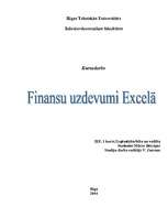 Research Papers 'MS Excel funkcijas', 1.