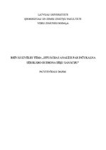Research Papers 'Situācijas analīze par Inčukalna sērskābo gudrona dīķu sanāciju', 1.
