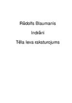 Research Papers 'Rūdolfs Blaumanis "Indrāni". Ievas raksturojums', 1.