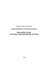 Research Papers 'Sodu politika Latvijā, tās ietekme uz likumpārkāpumu novēršanu', 1.