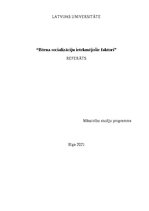 Research Papers 'Bērna socializāciju ietekmējošie faktori', 1.