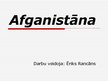 Presentations 'Konflikti Afganistānā', 1.
