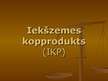 Presentations 'Iekšzemes kopprodukts', 1.