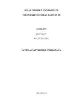 Research Papers 'Latvijas Satversmes izveidošana', 1.