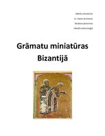 Research Papers 'Grāmatu miniatūras Bizantijā', 1.