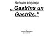 Presentations 'Gastrīns un gastrīts', 1.