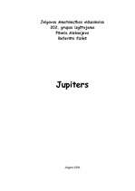 Summaries, Notes 'Jupiters', 1.