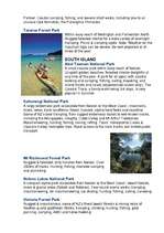 Summaries, Notes 'New Zealand National, Forest & Maritime Parks', 4.