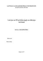 Research Papers 'Latvijas un ES politika augļu un dārzeņu ražošanā', 1.