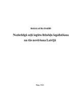 Research Papers 'Noziedzīgā ceļā iegūtu līdzekļu legalizēšana un tās novēršana Latvijā', 1.