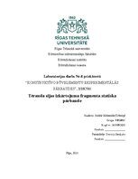 Summaries, Notes 'Tērauda sijas izkārtojuma fragmenta statiska pārbaude', 1.