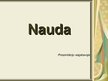 Presentations 'Nauda', 1.