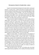 Essays 'The Assessment and Research on Translation Studies – summary', 1.