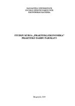 Practice Reports 'Studiju kursa "Praktiskā ekonomika" praktisko darbu pārskats', 1.