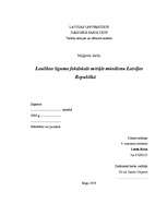 Term Papers 'Laulības līguma faktiskais mērķis mūsdienu Latvijas Republikā', 1.