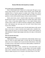 Summaries, Notes 'Romāna “Mērnieku laiki” konspekts pa nodaļām', 1.