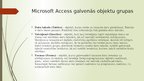 Presentations 'Microsoft Access un Word lietošana', 4.