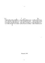 Research Papers 'Transporta sistēmas analīze', 1.