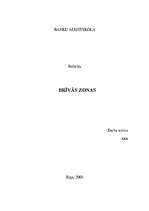 Research Papers 'Brīvās zonas', 1.