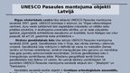 Presentations 'Latvija starptautiskās organizācijās - UNESCO', 11.