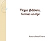 Presentations 'Tirgus jēdziens, formas un tipi', 1.