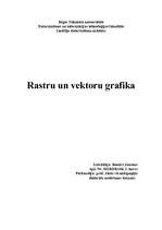 Research Papers 'Rastru un vektoru grafika', 1.